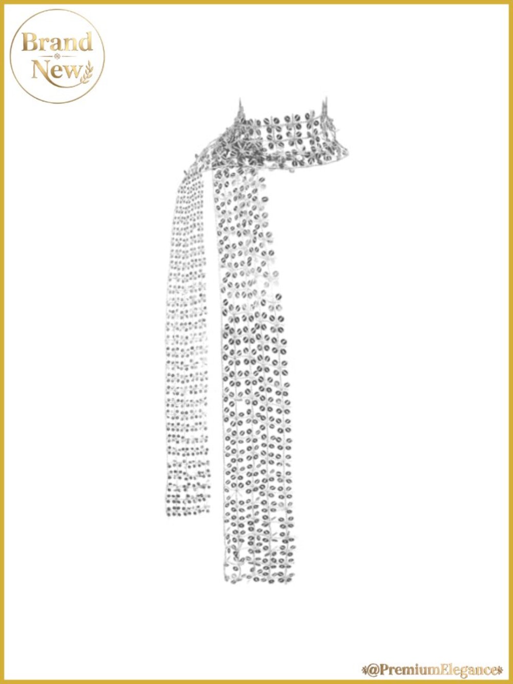 Sequin Scarf Sparkly Lightweight Glitter Shawl Belt for Party Prom